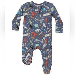 NWT Angel Dear Blue Tools Footie